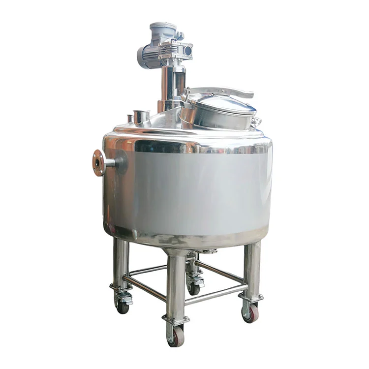 Tanque mezclador de cabeza elíptica