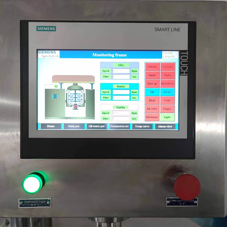 Hydraulic Lifting Mixing Emulsifying Tank