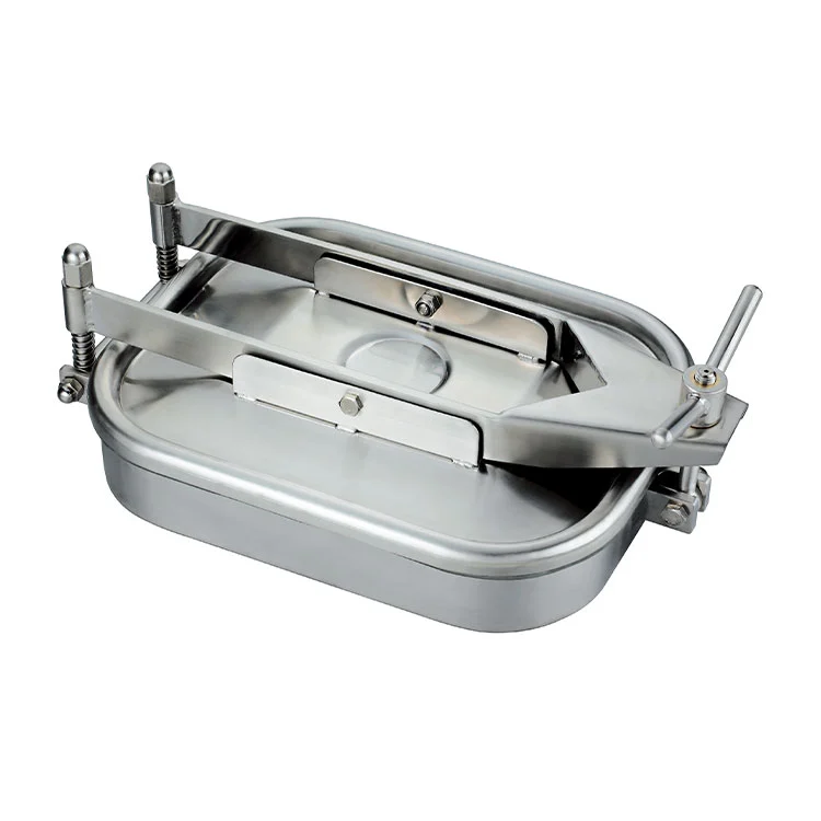 Boca de inspección cuadrada sanitaria