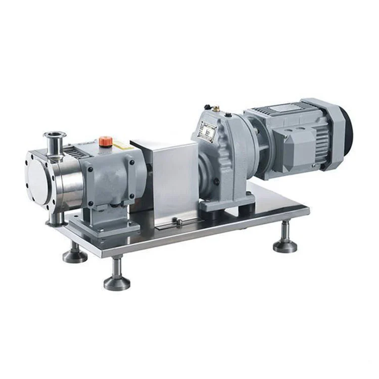 Bomba lobular de descarga superior y entrada cuadrada