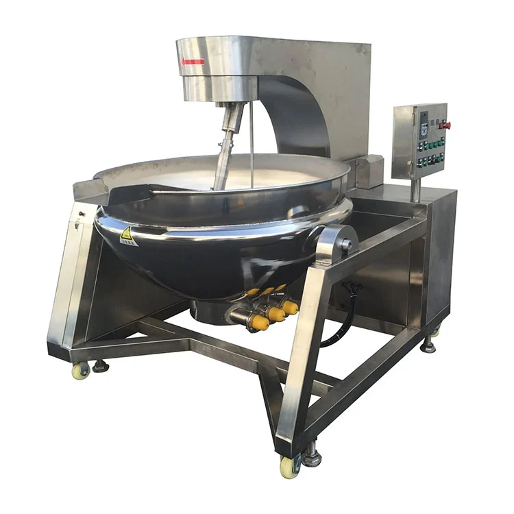 Hervidor con camisa de calentamiento a vapor